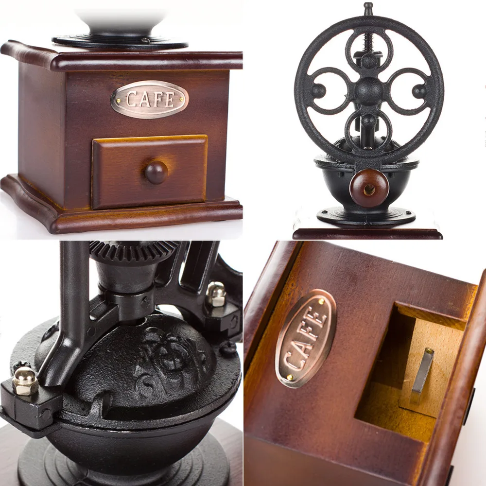 Ручная кофемолка с керамическим механизмом шлифовальный станок для кофейных