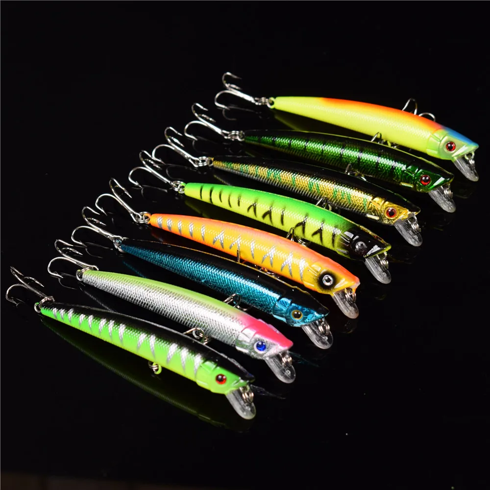 Новый дизайн Сочлененная окрашенная блесна Рыба прикормы 9 5 см/8 г 8 видов цветов