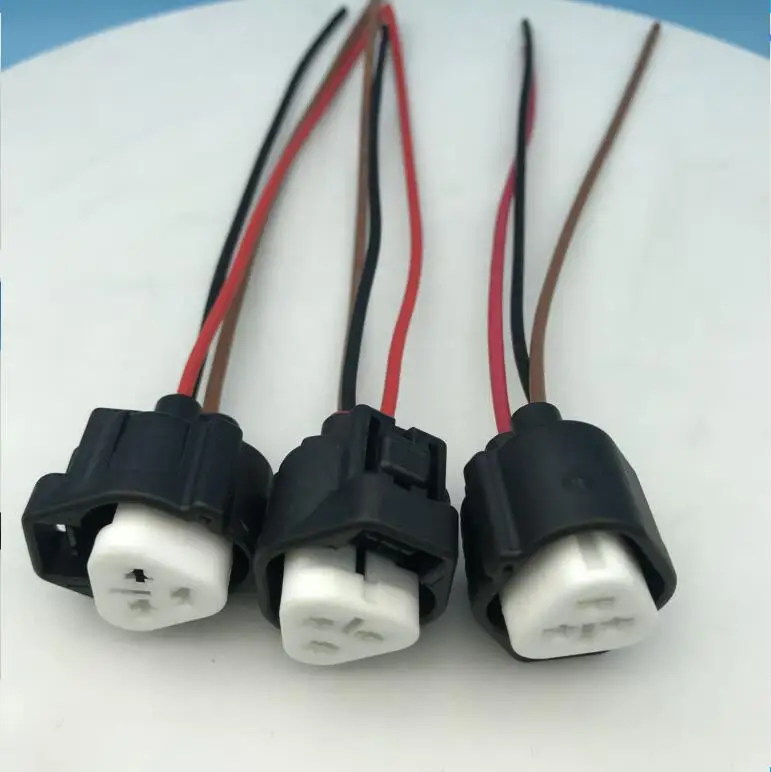 

Бесплатная доставка 3 pin 2,2 мм авто разъем с печатной платой с провод для Camry Corolla Honda Accord Fit Civic катушка зажигания Разъем 90980-11016