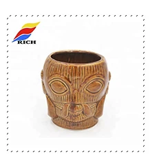 Лидер продаж, Заказная керамическая винтажная чашка tiki для сувенирного подарка