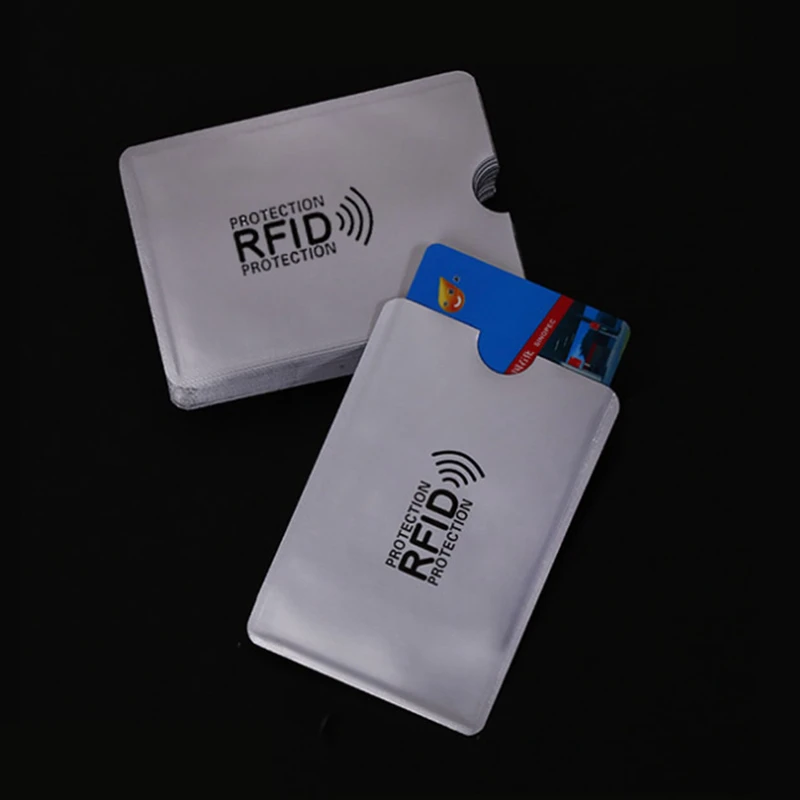 Анти Rfid алюминиевый кошелек Блокировка ридер замок банк держатель для карт Id банковский Чехол для карт Защитный металлический кредитный держатель для карт 6*9,3 см