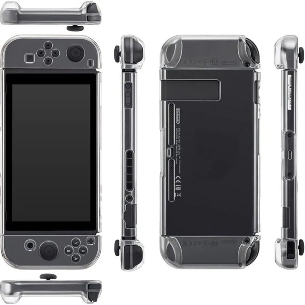 Защитный чехол из жесткого поликарбоната для Nintendo Switch NS со съемным прозрачным
