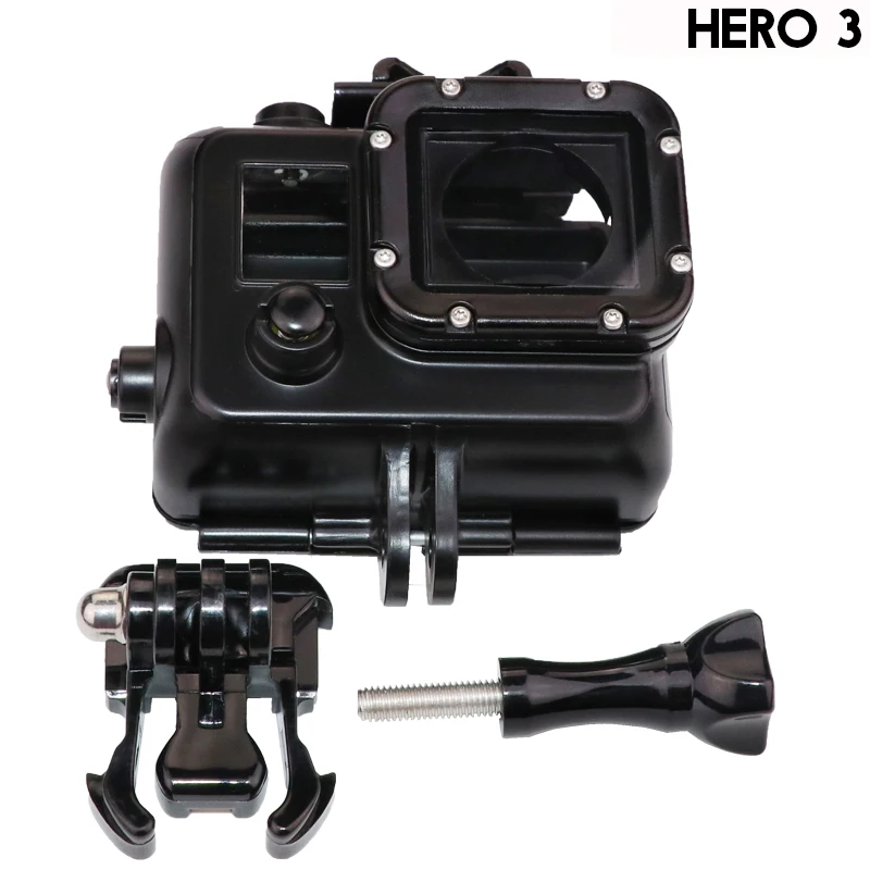 Водонепроницаемый чехол для GoPro hero 3, затемняющий корпус для GoPro hero 3 40 м, защитный черный корпус для подводной съемки, аксессуары для GoPro hero 3