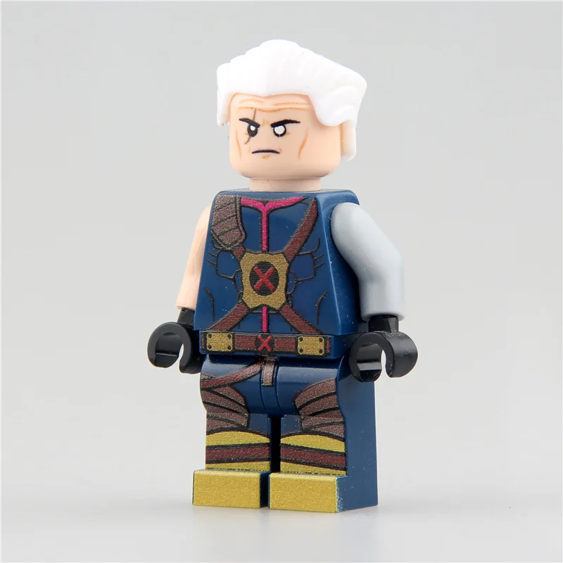 SingleSale X MEN кабель Apocalypse изгой Бишоп тропа войны MARVEL Супер Герои minifig Сборная модель