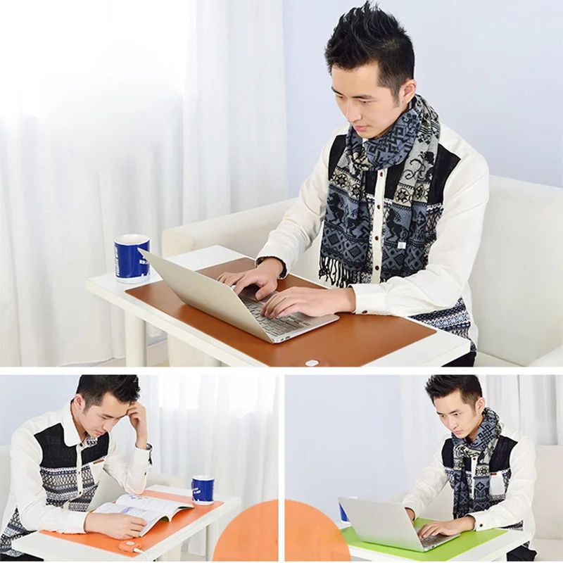 Зимние теплые офисные компьютерные коврики для мыши из искусственной кожи