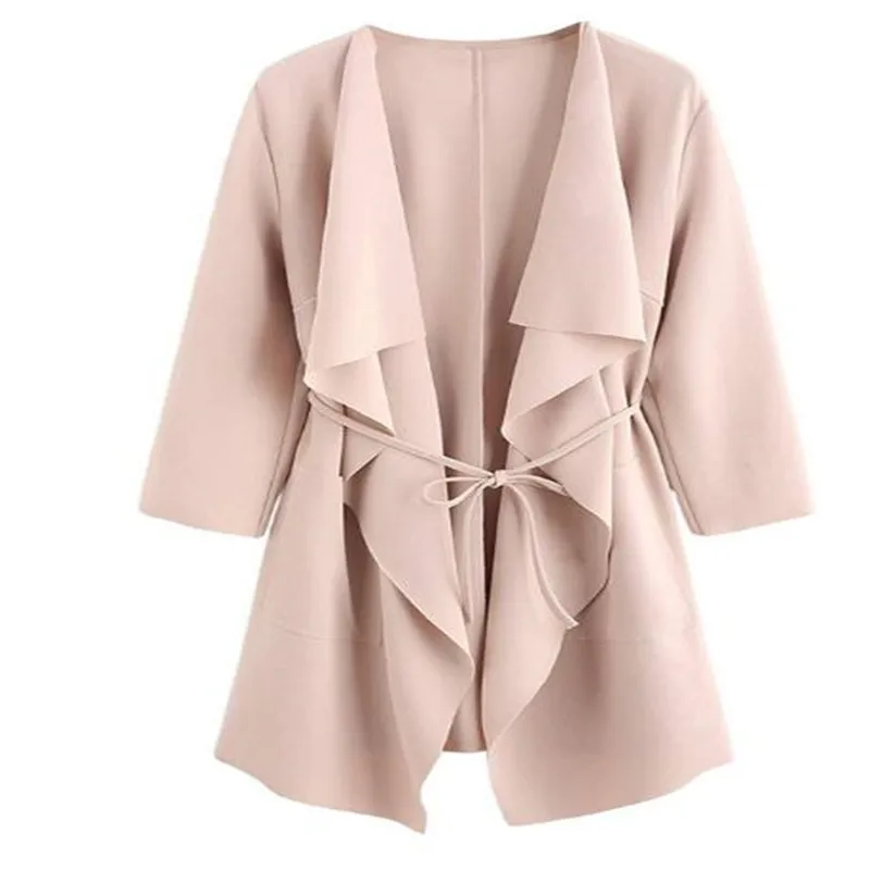 Элегантная Женская Осенняя куртка корейская модная одежда для женщин бордовая