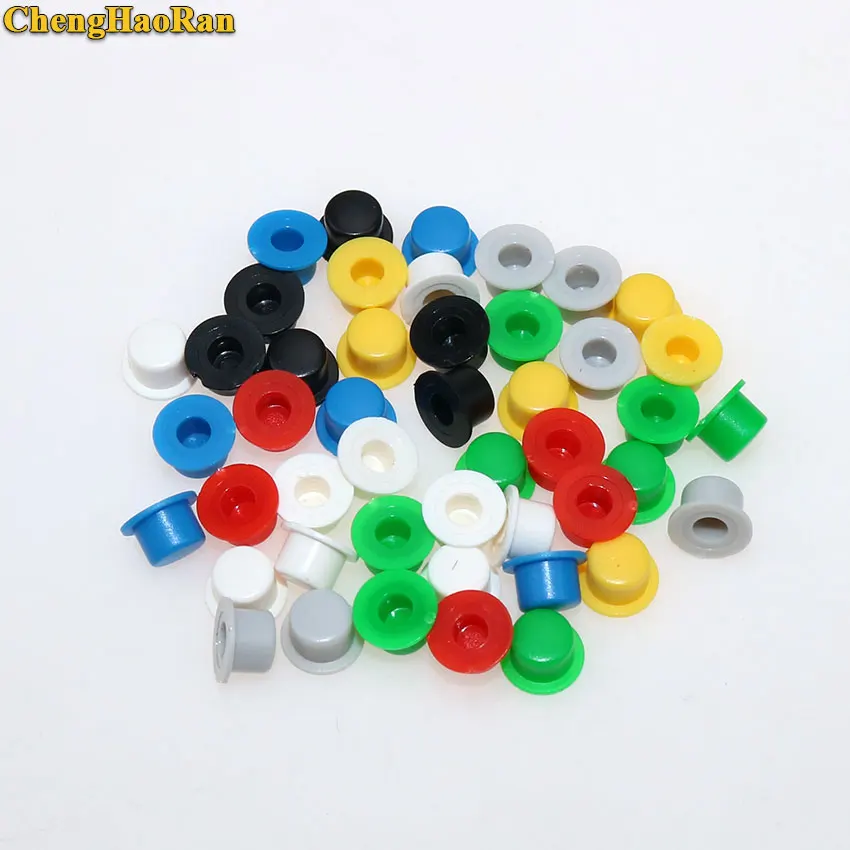 ChengHaoRan 200 шт. A101 пластиковые кнопочные колпачки для кнопок разных цветов размер 4 5
