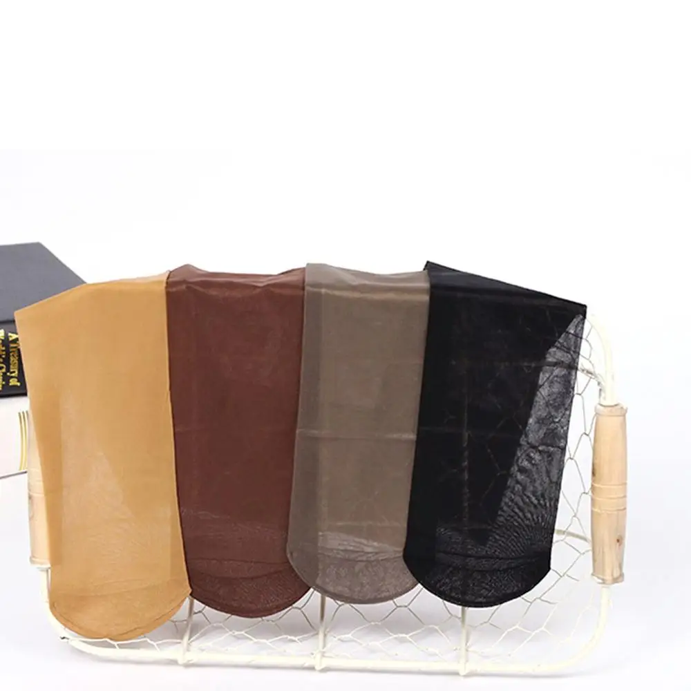 Женские дышащие тонкие носки до колена прозрачные однотонные средней длины из