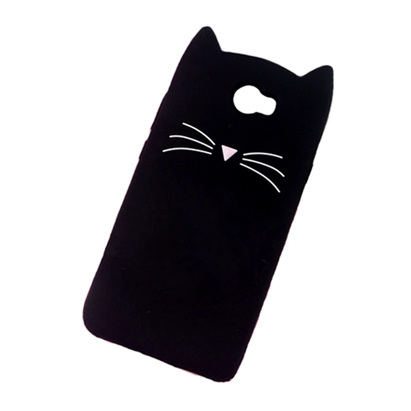 

For Huawei Y5 2017 Y6 Prime 2018 Y7 2019 Case Silicone 3D Cute Cartoon Cat Back Cover For Huawei P30 Lite Case Soft Phone Bag