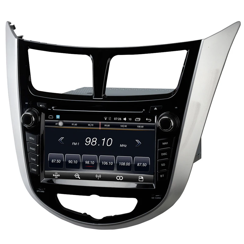 Автомобильный dvd-плеер стерео радио Android 7 1 Bluetooth &quotсенсорный экран 2 Din 64 бит