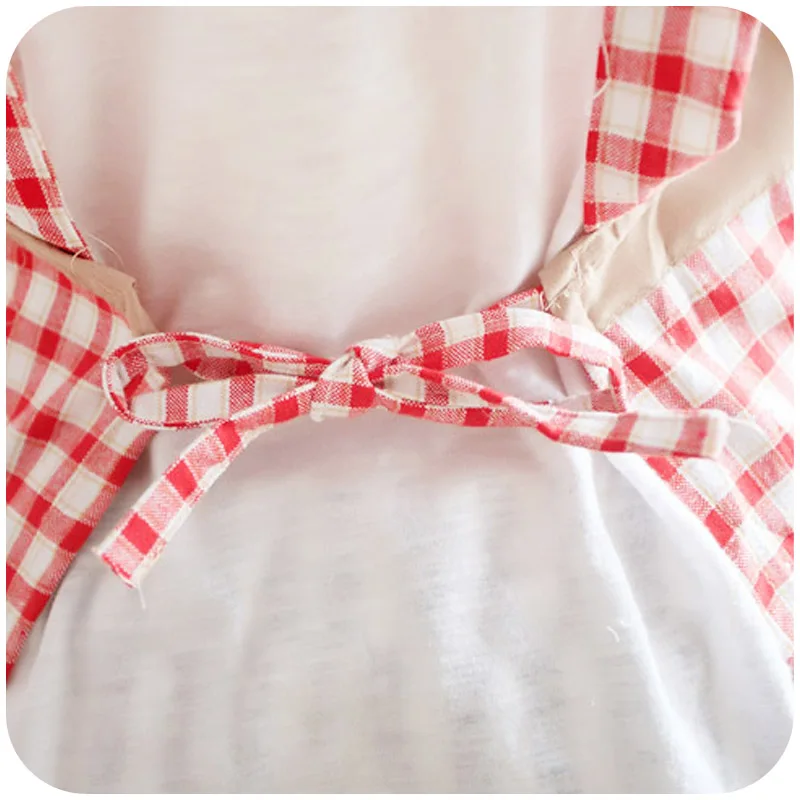 

Kitchen women's embroidered sleeveless shoulder-strap home apron cute fashion antifouling and oil-proof work apron kitchen