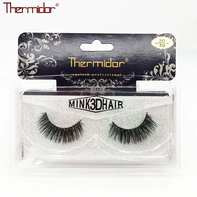 Thermidor накладные ресницы 3D настоящие норковые толстые индивидуальные для