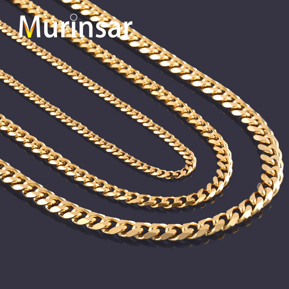 Цепочка Из Нержавеющей Стали ширина 3 6 мм/5 мм/7 мм|men necklace gold|chain necklacenecklace gold |