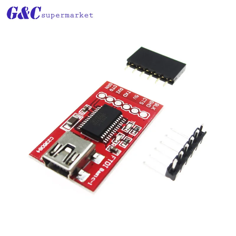 FT232RL FTDI USB 3 V 5 к TTL Серийный адаптер модуль для Arduino FT232 мини-порт | Электронные