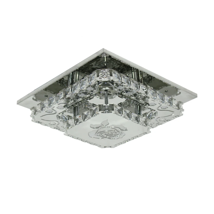 Светильник светодиодный потолочный 90 265 в L30 * W30 см|crystal ceiling lamp|ceiling lampmodern led |