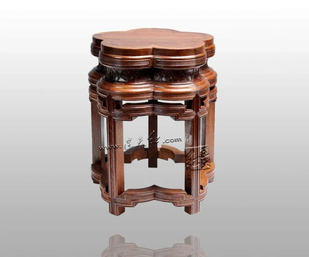 Китайская классическая мебель Ming & Qing скамейка Из бирманского палисандра