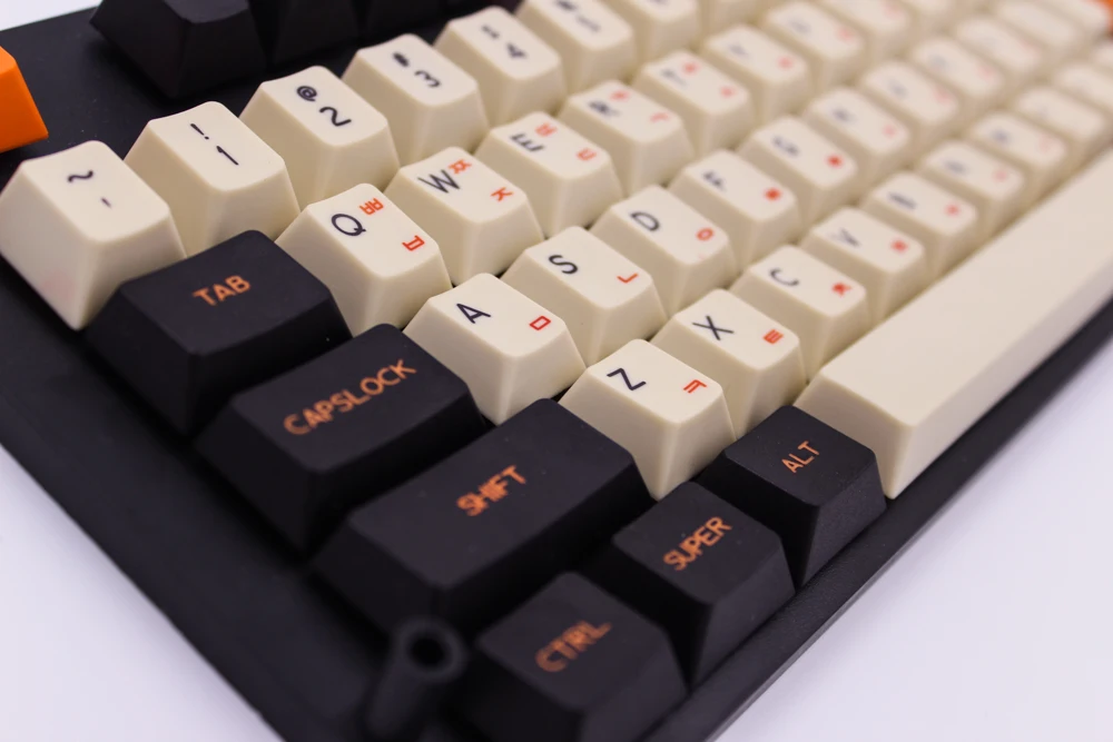 MP Carbon цвет вишневый профиль брелки английская/Корейская версия PBT краситель-сублимированный Keycap для механической клавиатуры