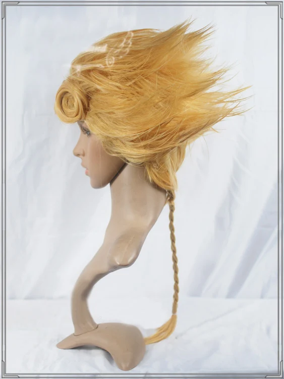 Косплей-костюм Джоджо Невероятные приключения длинный прямой парик молодёжи