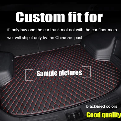 Автомобильный коврик для Porsche Cayenne 955 957 958 987 Macan Cayman Boxer 981 718 911 Panamera 997 991 Carrera Targa высокое качество - Название цвета: car trunk mat