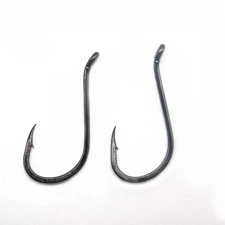 100 шт./лот рыболовные крючки для ловли карпа из нержавеющей стали черного никеля |