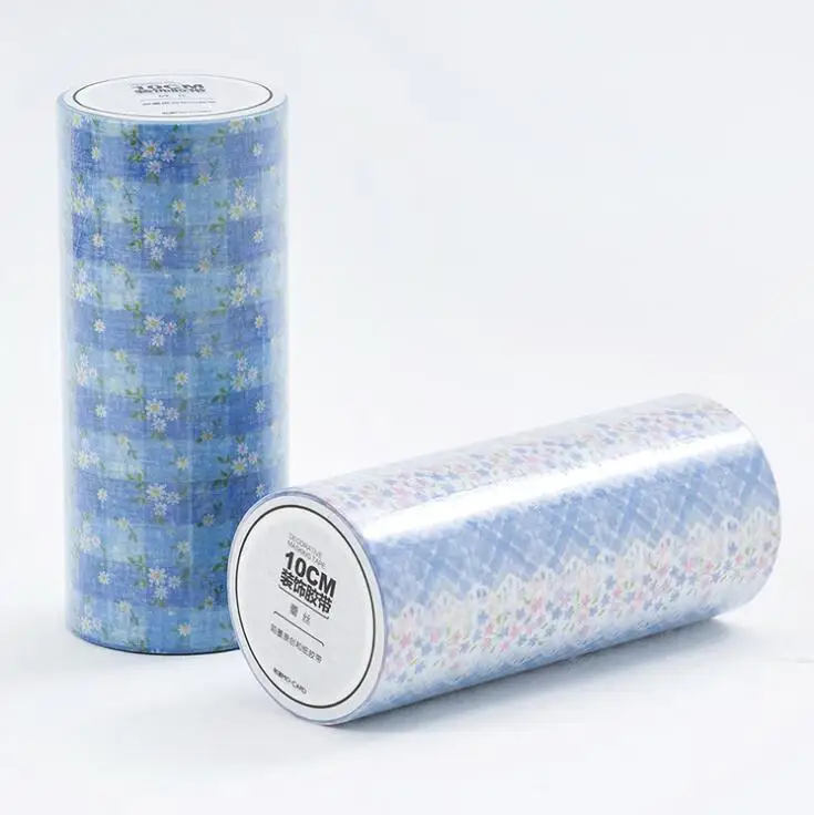 Каблук 10 см Широкий Цветочные кружевные цветы лента для декорации Washi клейкая лента DIY Скрапбукинг Стикеры этикетки клейкая Ремесленная лента