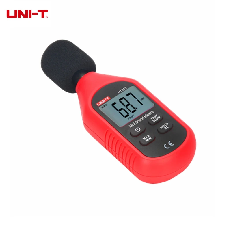 UNI-T UT333 UT353 UT363 UT383 цифровой термометр, гигрометр, измеритель уровня звука, анемометр, измеритель скорости воздуха, люксметр, фотометр - Цвет: UT353