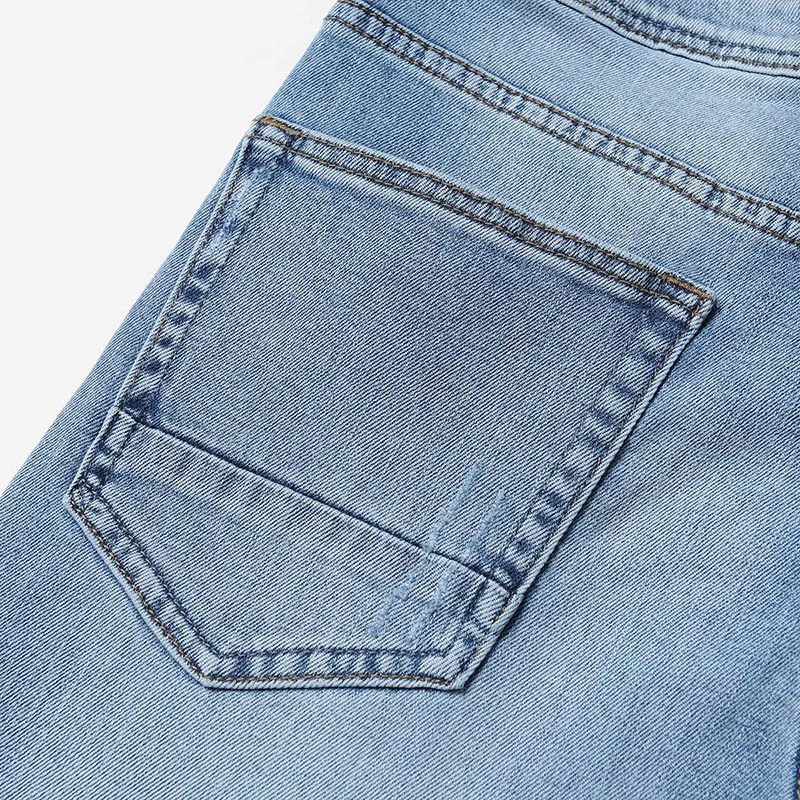 SIMWOOD 2019 весенние модные рваные джинсы мужские зауженные джинсовые брюки до
