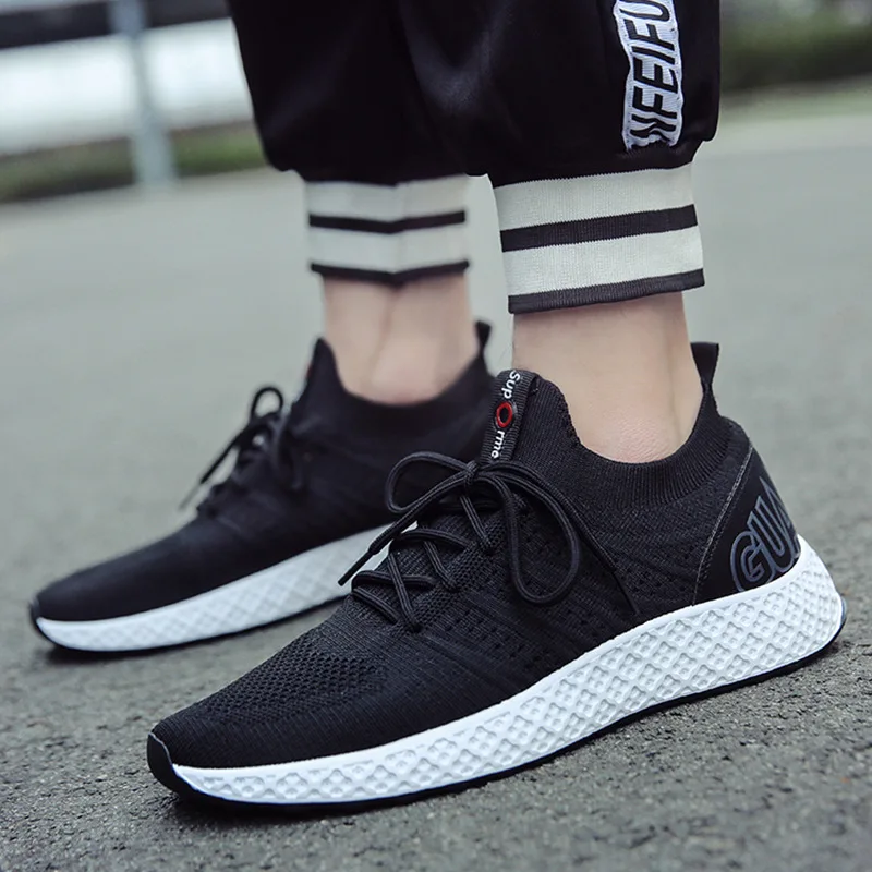 Модные кроссовки мужская повседневная обувь мягкая износостойкая Мужская