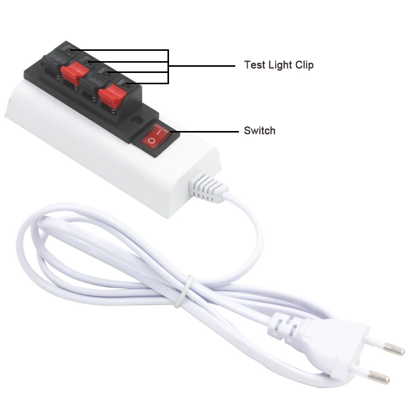 Высокобезопасный провод 1 5 м 2 контактный/4 контактный светильник белая