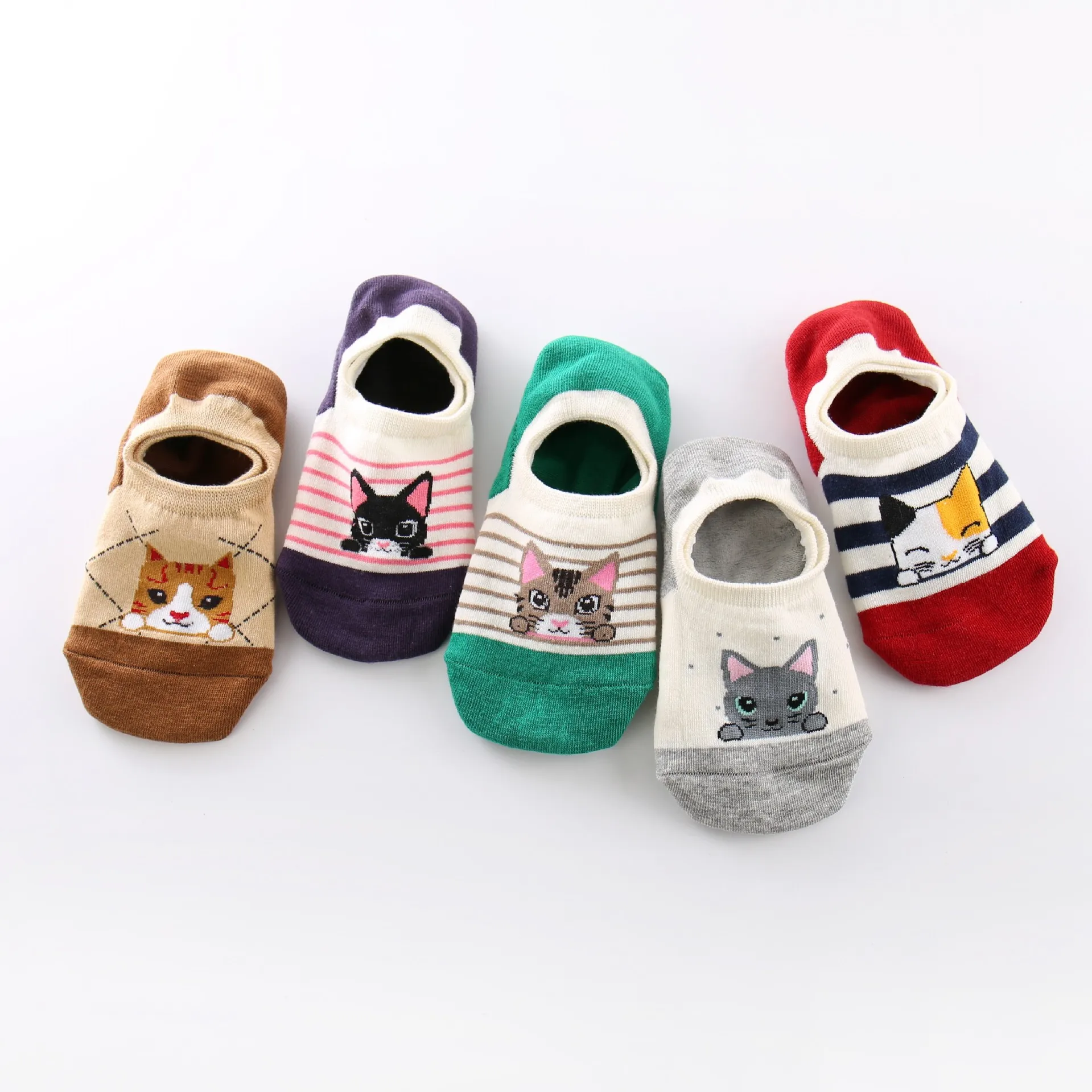 5 пар теплых удобных хлопковых женских носков из бамбукового волокна для девочек