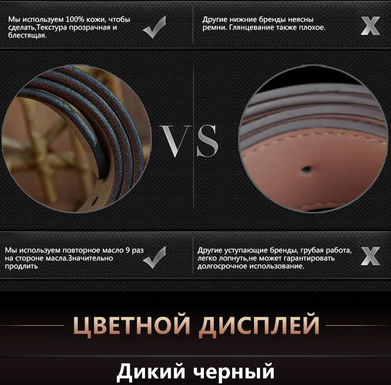 COWATHER ремни для мужчин Новое поступление мужской ремень из натуральной коровьей кожи мужской ремень высокого качества Сплав булавка пряжка мужские ремни XF025