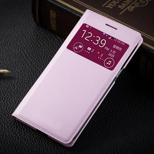 Умный флип-чехол кожаный чехол для телефона samsung Galaxy Grand 2 Grand2 Duos SM G7100 G7102 G7105 G7106 SM-G7102 чехол для сна - Цвет: Pink