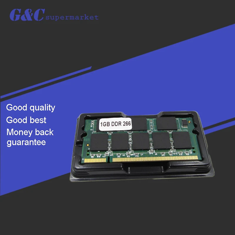 Фонарь 1 Гб фонарь PC2100 SODIMM 200 pin 266 МГц контактов для фонаря памяти высокое