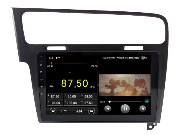 Deluxe Edition автомобильный Android 9 0 плеер для гольфа 7 GOLF7 10 2 &quotстерео автомобильные