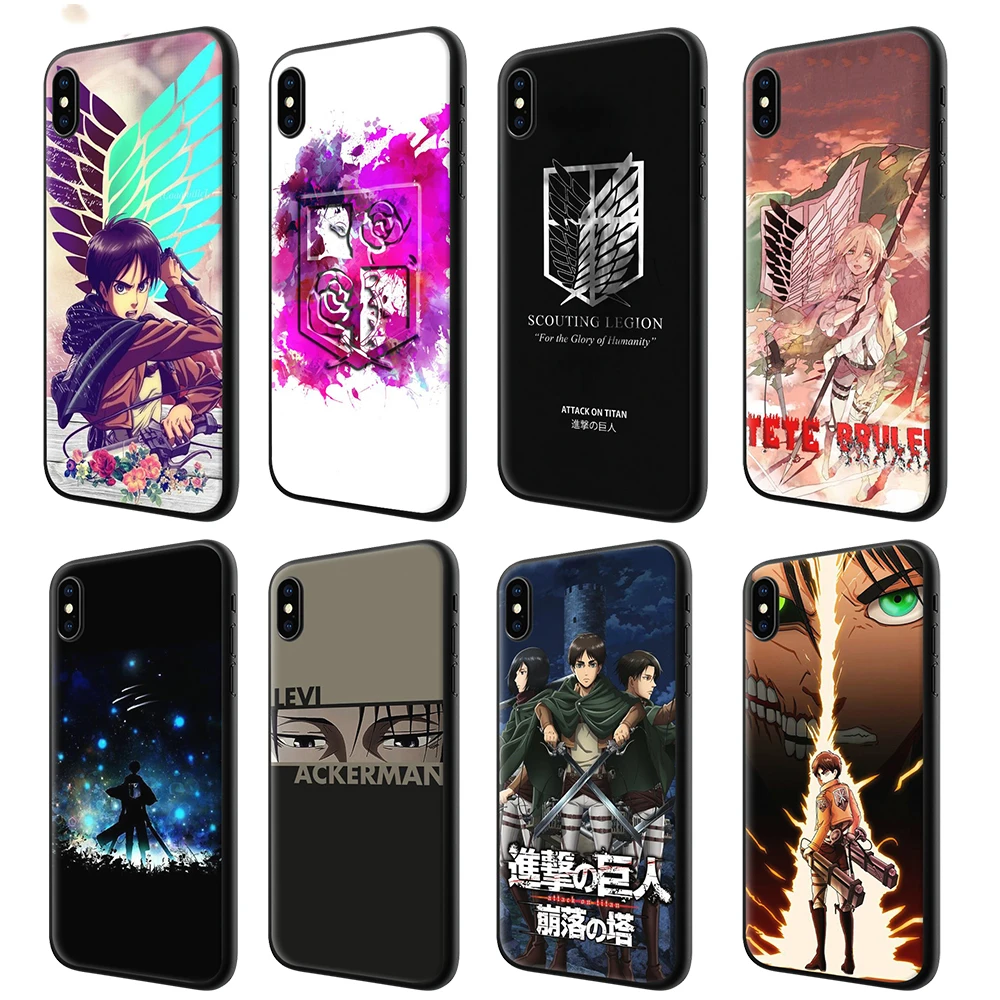 WEBBEDEPP атака на Титанов ТПУ чехол для Apple iPhone 6 6S 7 8 Plus 5 5S SE X XS MAX XR мягкий | Мобильные