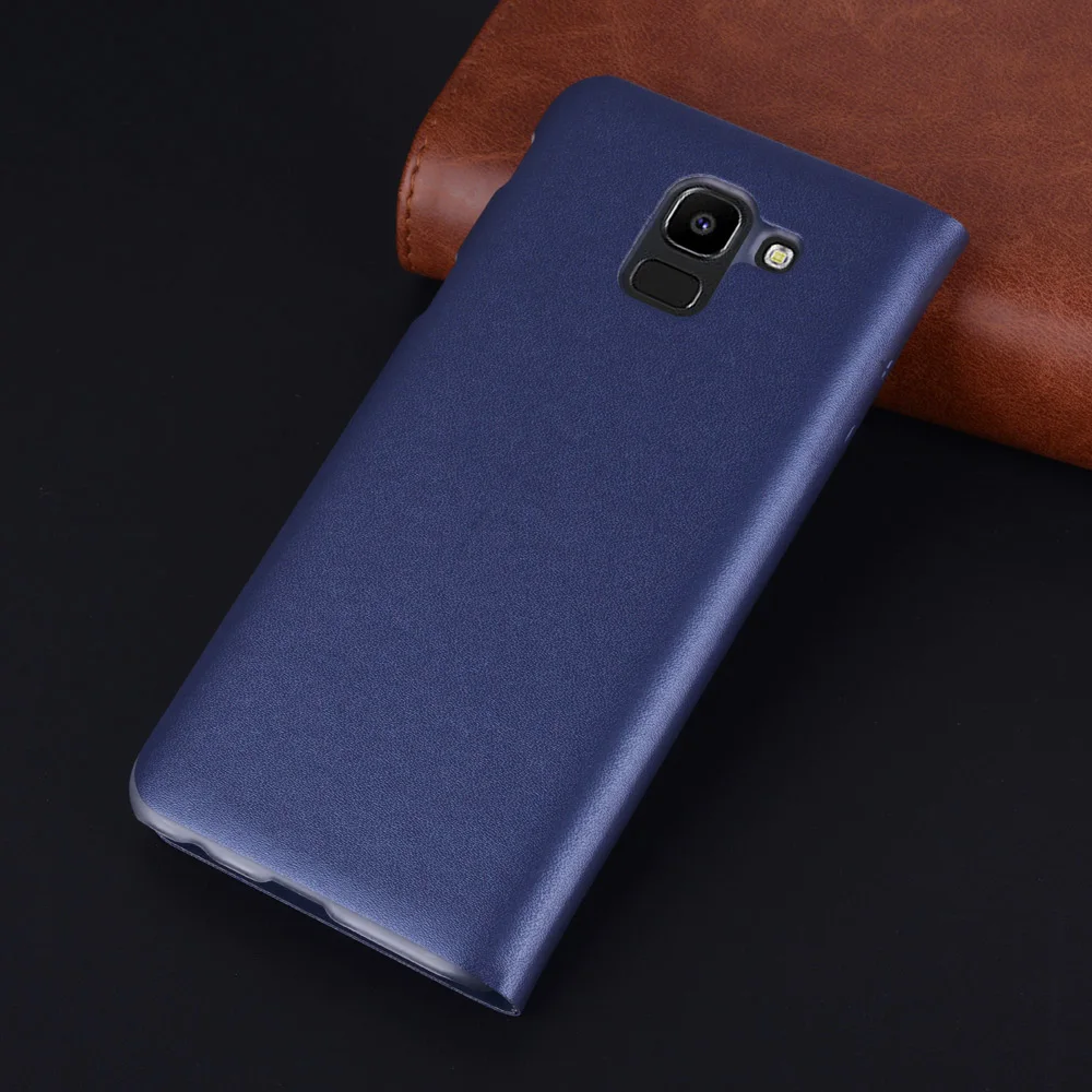 360 Полное покрытие Кожаный чехол для телефона samsung Galaxy J6 2018 J 6 см J600 J600F J600G SM J600FN