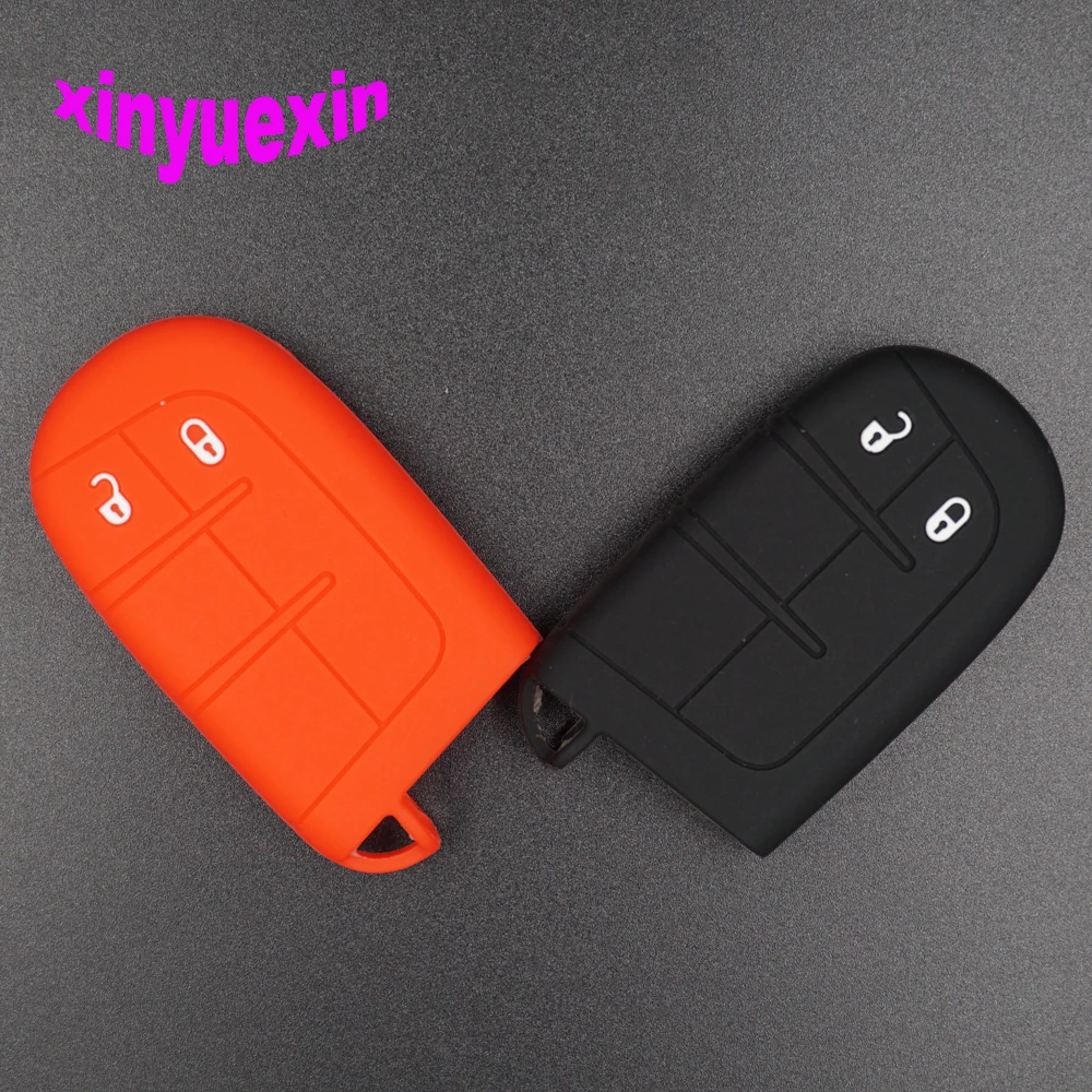 Xinyuexin силиконовый чехол для автомобильного ключа Jeep Grand Cherokee Для Dodge JCUV дротика