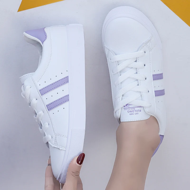 Кроссовки женские для отдыха Вулканизированная подошва удобная повседневная