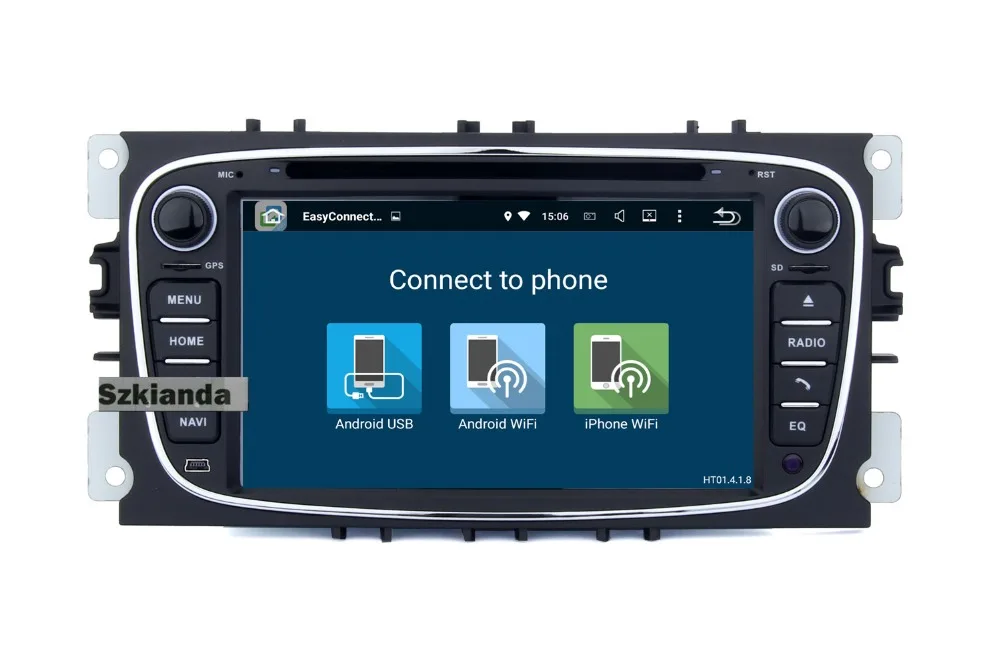 В наличии 4G + 64G андроид 10 автомобильный DVD GPS Navi для FORD Focus C Max Mondeo с поддержкой Wi Fi