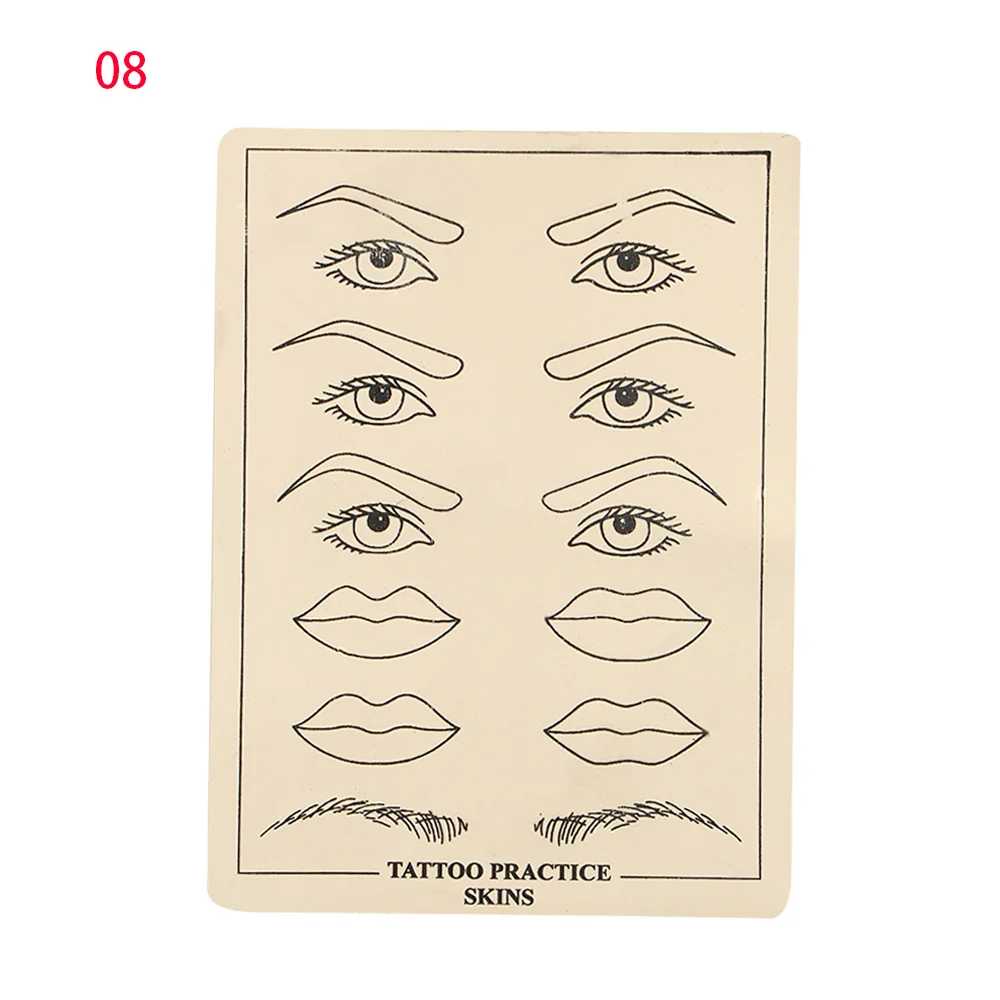 1 лист DIY Microblading кожа для обучения татуировкам Перманентный макияж для бровей и губ поезд практика бумага для обучения Body Art Практика аксессуары