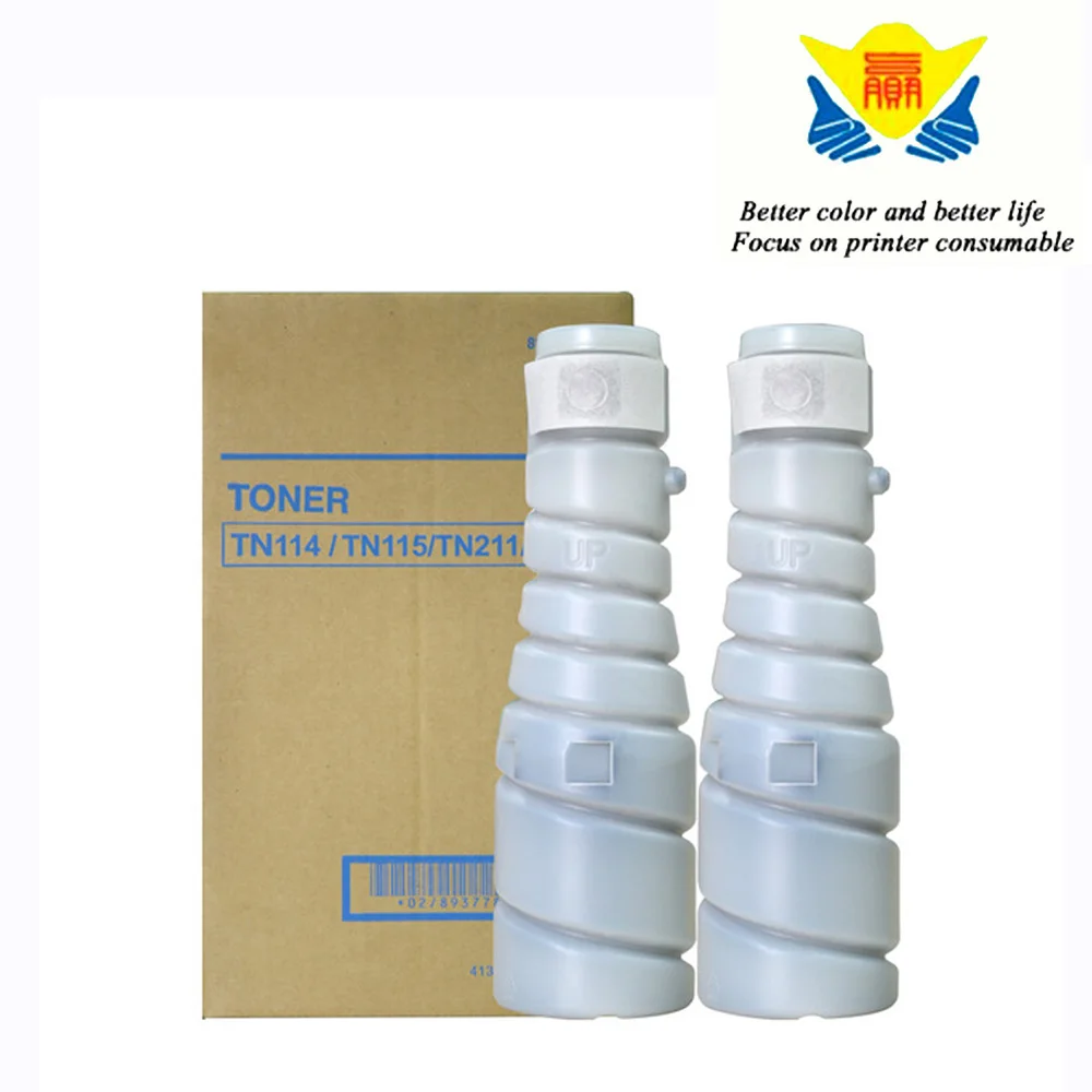 

JIANYINGCHEN compatible Toner cartridge for TN 114 use for konicas Minolat Bizhub 162 163 201 211 220 7222 7516 (2pcs/lot)