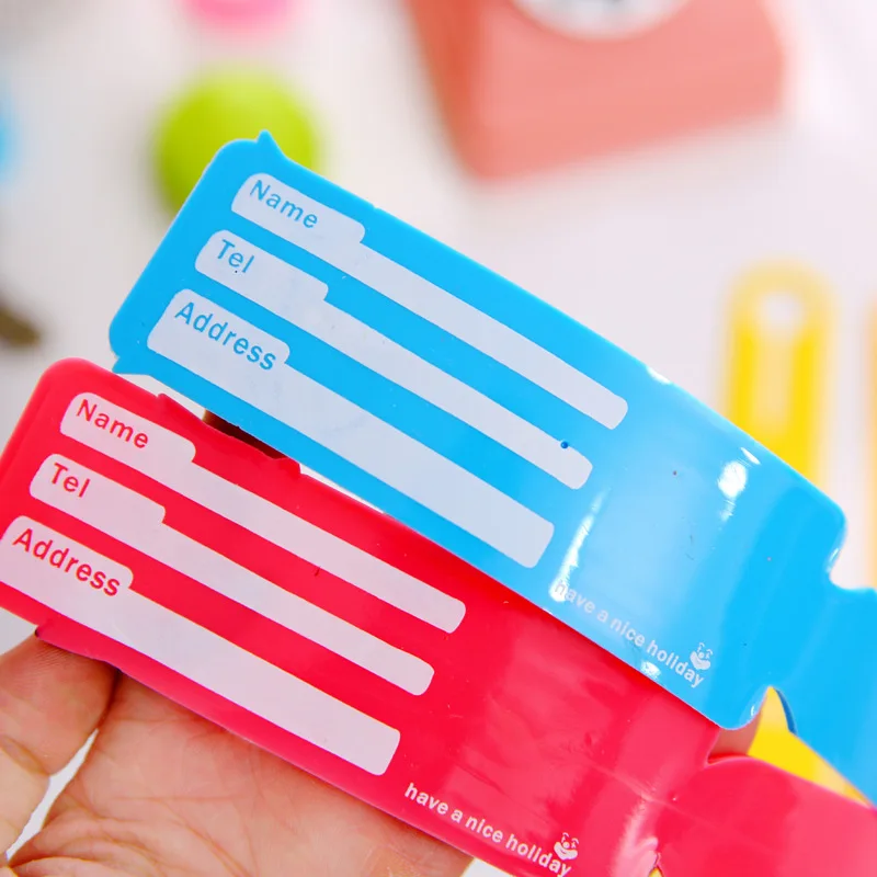 Багажная этикетка 14 цветов силиконовый для путешествий|baggage tag|travel accessoriesaccessories