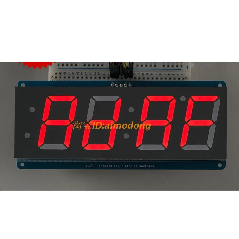 Новый красный 1 2 ɴ-значный 7-семисегментный светодиодный дисплей IIC вольтметр |