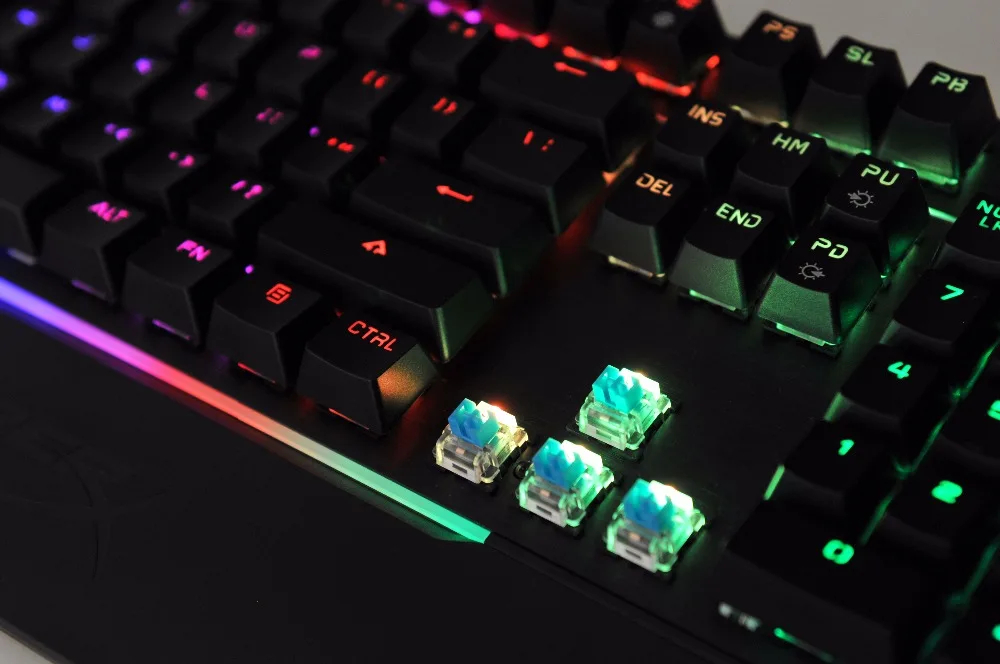 Механическая игровая клавиатура KINGSTON HyperX Mars RGB регулируемая клавиша цвет фона и