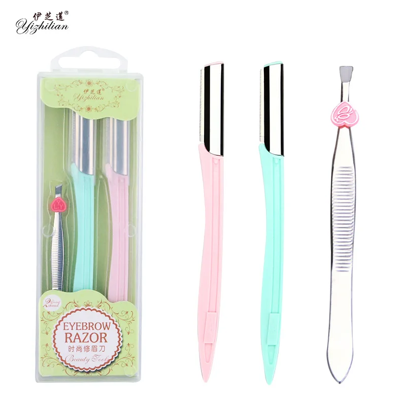 Прямые продажи от производителя профессиональная Бритва для бровей Набор