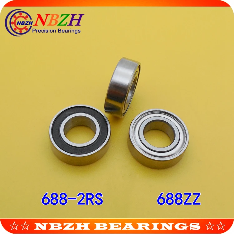 NBZH цена продажи тонкий настенный радиальный шариковый подшипник 688ZZ 688 2RS S688ZZ S688
