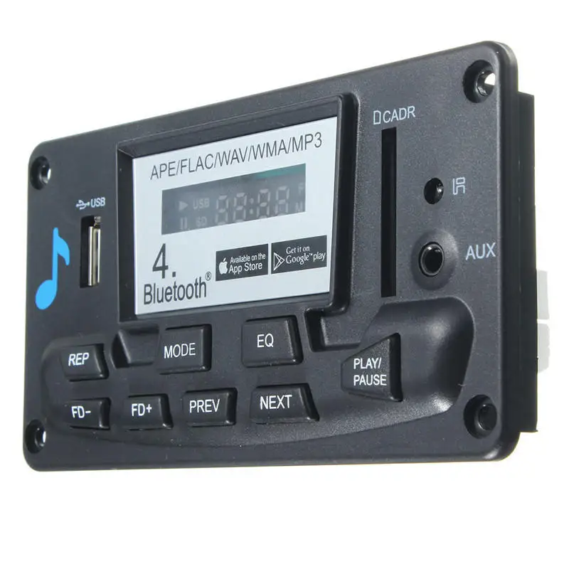 Цифровой декодер доска светодиодный Bluetooth 4 0 ape flac WAV WMA MP3 Smart Управление 12 V |