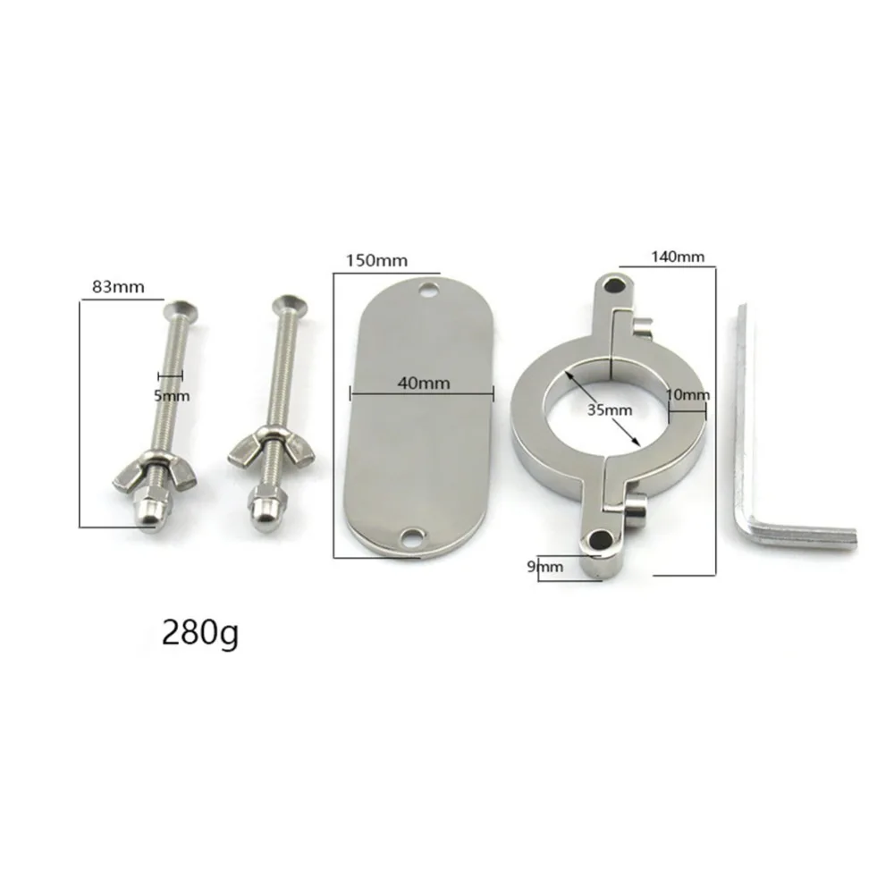 35 мм кольцо из нержавеющей стали с мошонком металлическое петушком удлиняющее