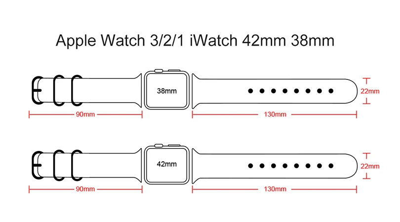 Тканый нейлоновый ремешок для часов 38/40 мм 42/44 серия 1 2 3 Iwatch Band Pulseira спортивный