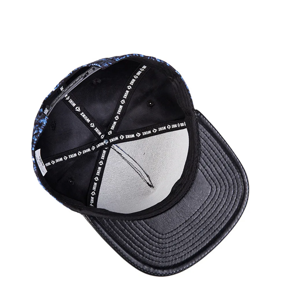 WUKE 3D печать море кокосовое Спорт на открытом воздухе Хип-хоп Кепки Casquette моды